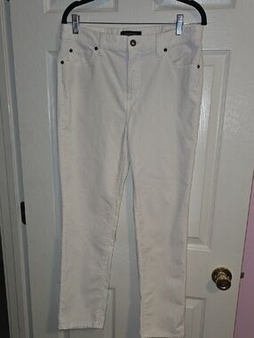 Talbots Cream Skinny Couduroy Jeans - Women's Slim Fit